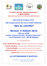 Al momento stai visualizzando 6 Marzo: Inaugurazione del nuovo “Caffè Alzheimer” al “Montanari” di Bologna