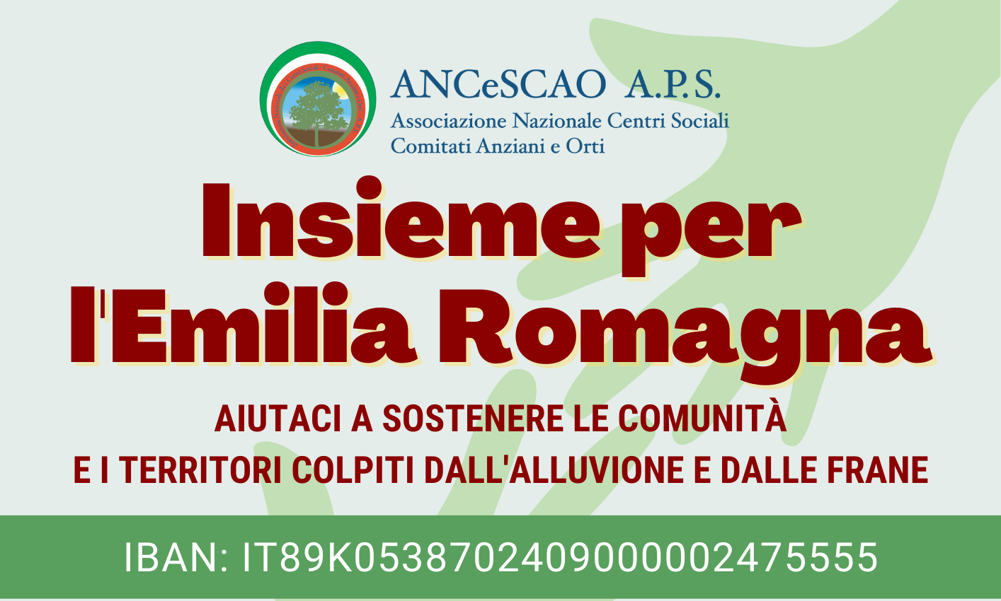Al momento stai visualizzando Il 31 luglio termina la raccolta fondi “Insieme per l’Emilia Romagna”